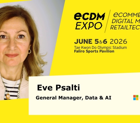 H Eve Psalti, General Manager Data & AI της Microsoft, έρχεται στην ECDM Expo SEE 2026!